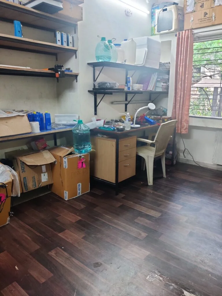 LK Vet Care Pune: Veterinarian's desk with medical equipment, ready to serve your pet's needs.